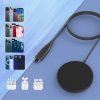 Choetech magnetic wireless charger 15W MagSafe for iPhone 12/13/14 black (T518-F-BK)