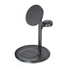 Choetech T585-F 3in1 Magnetic wireless charger station for iPhone 12/13/14 series,AirPods Pro and iwatch charger Black