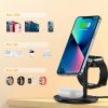 Choetech T585-F 3in1 Magnetic wireless charger station for iPhone 12/13/14 series,AirPods Pro and iwatch charger Black