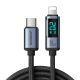 Lightning - USB C cable 20W 1.2m with LED display Joyroom S-CL020A16 - black