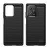 Carbon Case case for Xiaomi Redmi Note 12 Pro+ flexible silicone carbon cover black