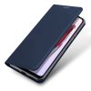 Dux Ducis Skin Pro Case For Xiaomi Redmi 11A / Poco C55 / Redmi 12C Cover Flip Card Wallet Stand Blue