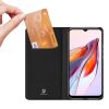 Dux Ducis Skin Pro Case For Xiaomi Redmi 11A / Poco C55 / Redmi 12C Flip Cover Card Wallet Stand Black