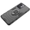 Ring Armor Case for Xiaomi Redmi Note 12 5G / Poco X5 5G Armor Cover Magnetic Holder Ring Black