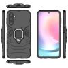 Ring Armor case for Samsung Galaxy A24 4G armored cover magnetic holder ring black