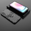 Ring Armor case for Samsung Galaxy A24 4G armored cover magnetic holder ring black