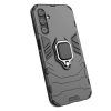 Ring Armor case for Samsung Galaxy A24 4G armored cover magnetic holder ring black