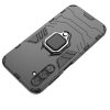 Ring Armor case for Samsung Galaxy A24 4G armored cover magnetic holder ring black