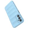 Magic Shield Case for Samsung Galaxy A24 4G flexible armored cover light blue