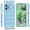 Magic Shield Case Cover for Xiaomi Redmi Note 12 5G / Poco X5 5G Flexible Armor Cover Light Blue