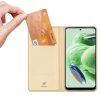 Dux Ducis Skin Pro Case for Xiaomi Redmi Note 12 Pro+ Flip Card Wallet Stand Gold