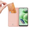 Dux Ducis Skin Pro Case For Xiaomi Redmi Note 12 Pro / Poco X5 Pro 5G Cover Flip Card Wallet Stand Pink