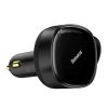 Car charger 2in1 33W 2x USB C (male) Baseus Enjoyment - black