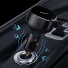 Car charger 2in1 33W 2x USB C (male) Baseus Enjoyment - black