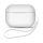 Silicone Case for AirPods Pro 2 / AirPods Pro 1 + Wrist Strap Lanyard - White