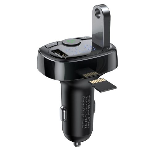 Bluetooth transmitter / car charger Baseus S-09A (Overseas Edition) - black