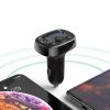 Bluetooth transmitter / car charger Baseus S-09A (Overseas Edition) - black