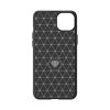 Flexible carbon pattern case for iPhone 15 Plus Carbon Case - blue