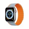 Magnetic Apple Watch SE, 9, 8, 7, 6, 5, 4, 3, 2, 1 (41, 40, 38 mm) Dux Ducis Strap (LD Version) - gray-orange