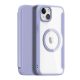 Dux Ducis Skin X Pro Magnetic Flip MagSafe Case iPhone 15 Plus - Purple