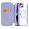 Dux Ducis Skin X Pro Magnetic Flip MagSafe Case iPhone 15 Plus - Purple