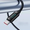 USB C - USB C Cable Wozinsky WUCCC1 with PD Display 100W 1m - Black