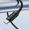 Wozinsky WUACC2 USB A - USB C Cable with Display 66W 6A 2m - Black