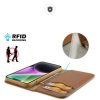 Dux Ducis Hivo iPhone 15 Plus wallet case with RFID blocking - brown