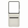 Eco-leather case for Samsung Galaxy Z Flip 5 - cream