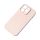 MagSafe compatible silicone case for iPhone 15 Plus Silicone Case - Cream