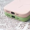 MagSafe compatible silicone case for iPhone 15 Plus Silicone Case - Cream