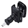 Baseus Milky Way Pro Series BS-CM023 car holder for air vent with 15W inductive charger - black