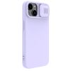 Nillkin CamShield Silky Silicone Case for iPhone 15 Plus with Camera Protector - Purple