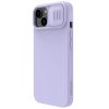 Nillkin CamShield Silky Silicone Case for iPhone 15 Plus with Camera Protector - Purple