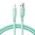 Joyroom Multi-Color Series SA34-AC6 USB-A / USB-C Cable 100W Fast Transfer 1m - Green