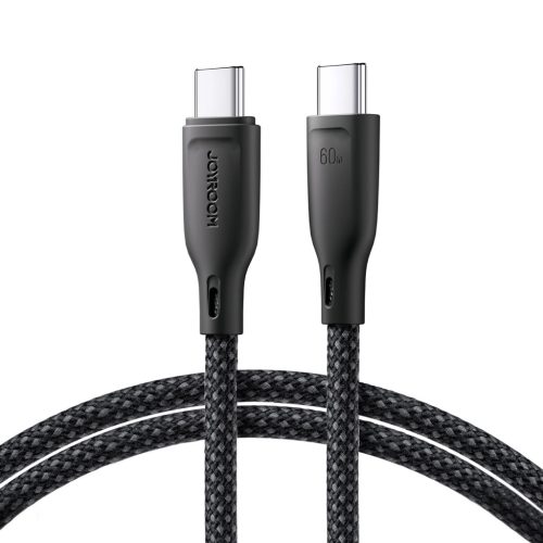 Joyroom Multi-Color Series SA34-CC3 USB-C / USB-C Cable 60W Fast Transfer 1m - Black