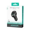 Joyroom JR-CCD04 30W 2x USB-C USB-A car charger with display - black