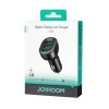 Joyroom JR-CCD03 3.4A car charger with 3x USB-A display - black