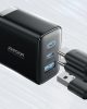 Joyroom JR-TCF10 fast charger 2x USB-C USB-A 32W - black