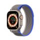 Sport Velcro Strap for Apple Watch 9 / 8 / 7 / 6 / SE / 5 / 4 / 3 / 2 / 1 (38, 40, 41 mm) Dux Ducis Strap YJ Version - Blue-Grey