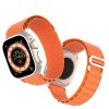 Sport strap with buckle for Apple Watch 9 / 8 / 7 / 6 / SE / 5 / 4 / 3 / 2 / 1 (41, 40, 38 mm) Dux Ducis Strap GS Version - orange