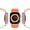 Sport strap with buckle for Apple Watch 9 / 8 / 7 / 6 / SE / 5 / 4 / 3 / 2 / 1 (41, 40, 38 mm) Dux Ducis Strap GS Version - orange