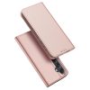 Wallet case with stand for Samsung Galaxy S23 FE Dux Ducis Skin Pro - pink