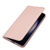 Wallet case with stand for Samsung Galaxy S23 FE Dux Ducis Skin Pro - pink