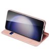 Wallet case with stand for Samsung Galaxy S23 FE Dux Ducis Skin Pro - pink