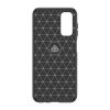 Flexible carbon pattern case for Samsung Galaxy M14 Carbon Case - black