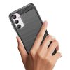 Flexible carbon pattern case for Samsung Galaxy M14 Carbon Case - black