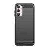 Flexible carbon pattern case for Samsung Galaxy M14 Carbon Case - black