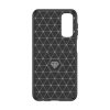 Flexible carbon pattern case for Samsung Galaxy M34 Carbon Case - black