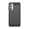 Flexible carbon pattern case for Samsung Galaxy M34 Carbon Case - black